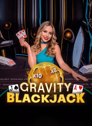 Gravity Blackjack logo – Live Shows by ICONIC21 at LVBet