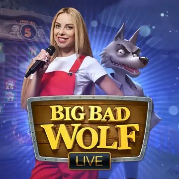 Official Live Shows logo: Big Bad Wolf Live by Playtech at LVBet
